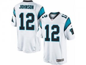 Mens Nike Carolina Panthers #12 Charles Johnson Limited White NFL Jersey