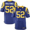 Nike St. Louis Rams #52 Alec Ogletree Royal Blue Alternate NFL Elite Jersey