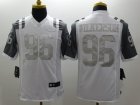 Nike new york jets #96 wilkerson Platinum White Jerseys(Game)