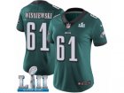 Women Nike Philadelphia Eagles #61 Stefen Wisniewski Midnight Green Team Color Vapor Untouchable Limited Player Super Bowl LII NFL Jersey