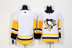 Penguins Blank White Adidas Jersey