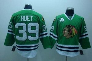 nhl chicago blackhawks #39 huet green