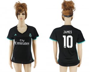2017-18 Real Madrid 10 JAMES Away Women Soccer Jersey