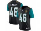 Nike Jacksonville Jaguars #46 Carson Tinker Vapor Untouchable Limited Black Alternate NFL Jersey