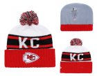 Chiefs Fresh Logo Red Retro Cuffed Pom Knit Hat YD