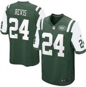 nike nfl new york jets #24 Darrelle Revis green game jersey