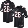 Mens Nike Arizona Cardinals #26 Brandon Williams Limited Black Alternate NFL Jersey