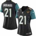 Womens Nike Jacksonville Jaguars #21 Prince Amukamara Limited Black Alternate NFL Jersey
