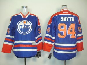 youth nhl jerseys edmonton oilers #94 smyth lt.blue