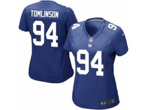 Women Nike New York Giants #94 Dalvin Tomlinson Game Royal Blue Team Color NFL Jersey