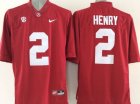 Ncaa Alabama Crimson Tide #2 Henry red jerseys