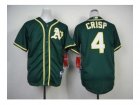 Youth mlb jerseys oakland athletics blank green[2014 new]