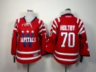 NHL Youth Washington Capitals #70 Braden Holtby Red Stitched Jerseys(2015 Winter Classic)