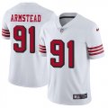 Nike 49ers #91 Arik Armstead White Color Rush Vapor Untouchable Limited Jersey