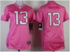 Nike Women Miami Dolphins #13 Dan Marino Pink Love Jerseys