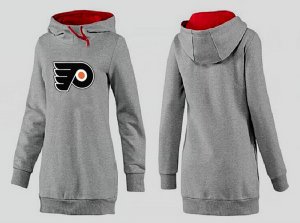 NHL Women Philadelphia Flyers Logo Pullover Hoodie 4