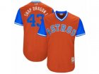2017 Little League World Series Astros Lance McCullers Jr #43 Snap Dragon 1 Orange Jersey