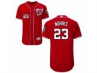 Mens Majestic Washington Nationals #23 Derek Norris Red Flexbase Authentic Collection MLB Jersey