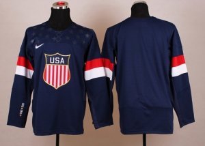 nhl team usa blank 2014 olympic blue