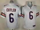 Nike chicago bears #6 cutler white Game Jerseys