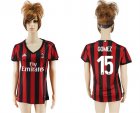 2017-18 AC Milan 15 GOMEZ Home Women Soccer Jersey