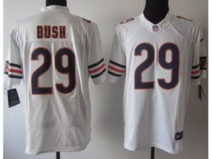 Nike NFL Chicago Bears #29 Michael Bush White Jerseys(Limited)