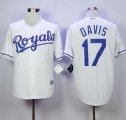 Kansas City Royals #17 Wade Davis White New Cool Base Stitched MLB Jersey