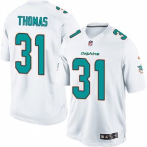 Mens Nike Miami Dolphins #31 Michael Thomas Limited White NFL Jersey