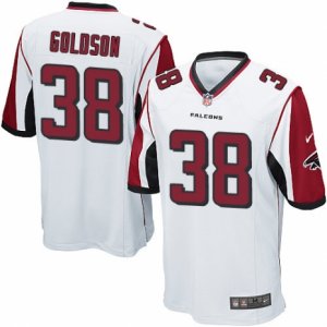 Mens Nike Atlanta Falcons #38 Dashon Goldson Game White NFL Jersey