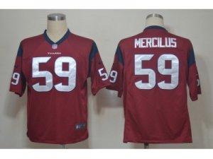 Nike NFL Houston Texans #59 Ryans Red Game Jerseys