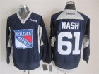 NHL New York Rangers #61 Rick Nash Dark Blue Jerseys