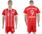 2017-18 Bayern Munich 9 LEWANDOWSKI Home Soccer Jersey
