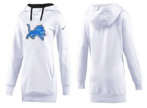 Women Detroit Lions Logo Pullover Hoodie-087