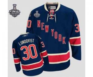 nhl jerseys new york rangers #30 lundqvist dk.blue[85th][2014 stanley cup]