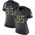 Women's Nike Los Angeles Rams #95 William Hayes Limited Black 2016 Salute to Service NFL Jersey