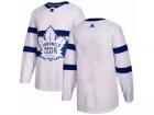 Adidas Toronto Maple Leafs Blank White Authentic 2018 Stadium Series Stitched Mens Custom Jersey