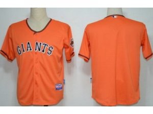 mlb San Francisco Giants Blank Orange MLB Jerseys