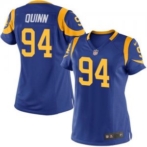 Women Nike St. Louis Rams #94 Robert Quinn Royal Blue Alternate Stitched Jersey