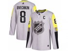 Men Adidas Washington Capitals #8 Alex Ovechkin Gray 2018 All-Star Metro Division Authentic Stitched NHL Jersey