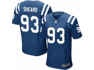 Mens Nike Indianapolis Colts #93 Jabaal Sheard Elite Royal Blue Team Color NFL Jersey