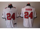 Nike NFL Tampa Bay Buccaneers #24 Mark Barron White Jerseys(Limited)