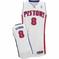 Mens Adidas Detroit Pistons #8 Henry Ellenson Authentic White Home NBA Jersey