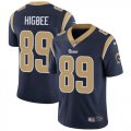 Nike Rams #89 Tyler Higbee Navy Vapor Untouchable Limited Jersey