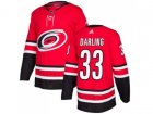 Youth Adidas Carolina Hurricanes #33 Scott Darling Red Home Authentic Stitched NHL Jersey