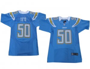 Nike NFL San Diego Chargers #50 Manti Teo lt.blue elite(2013)