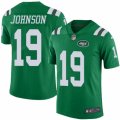 Mens Nike New York Jets #19 Keyshawn Johnson Limited Green Rush NFL Jersey