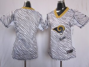 Nike Women St. Louis Rams blank jerseys[fem fan zebra]