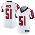 Nike Falcons #51 Alex Mack White Women Vapor Untouchable Limited Jersey