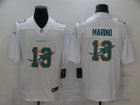 Nike Dolphins #13 Dan Marino White Shadow Logo Limited Jersey