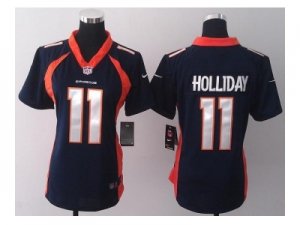 Nike women jerseys denver broncos #11 holliday blue